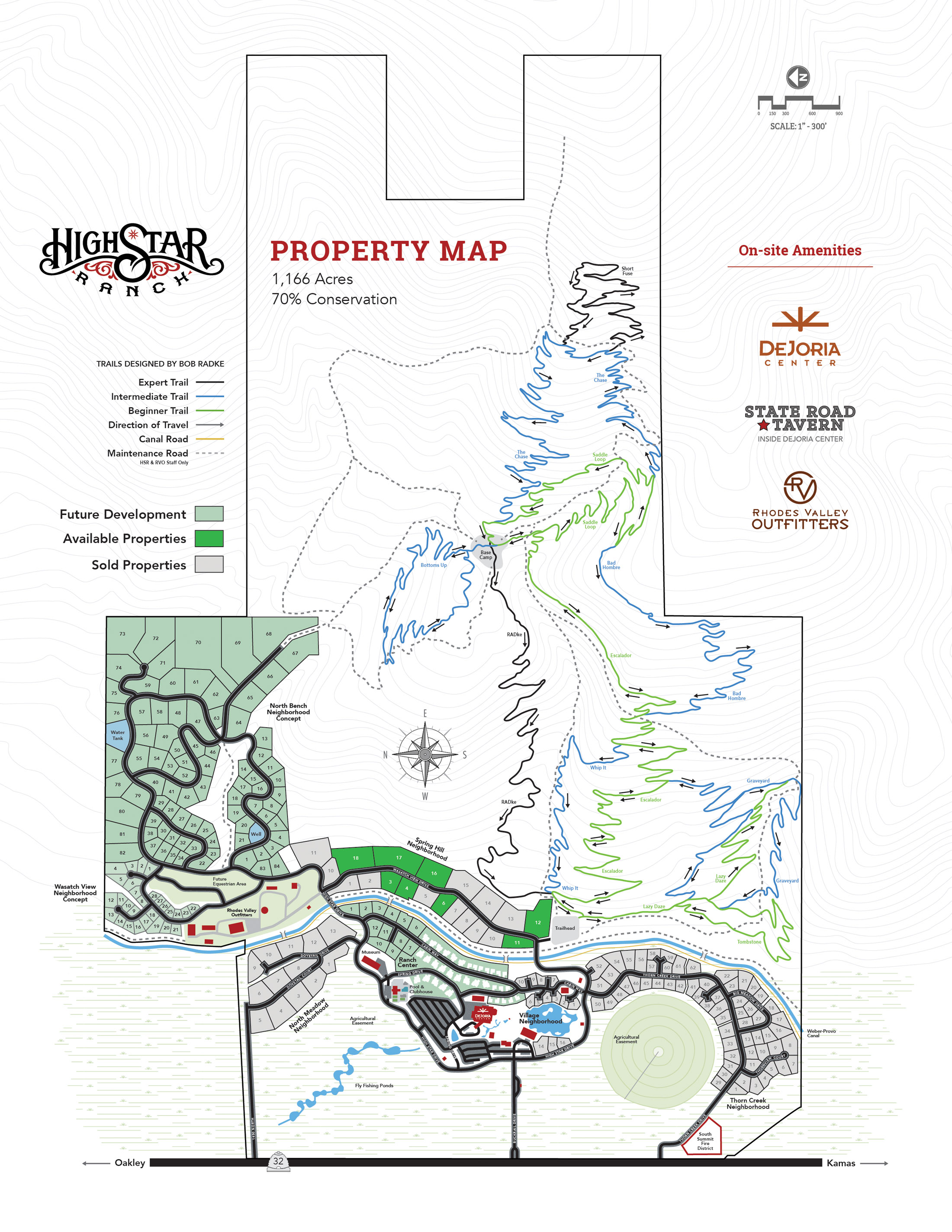 High Star Ranch Property Map